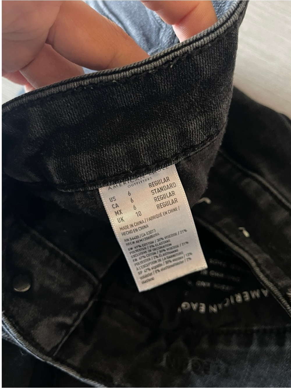 AE Next Level Ripped Jegging Black - Picture 7 of 9